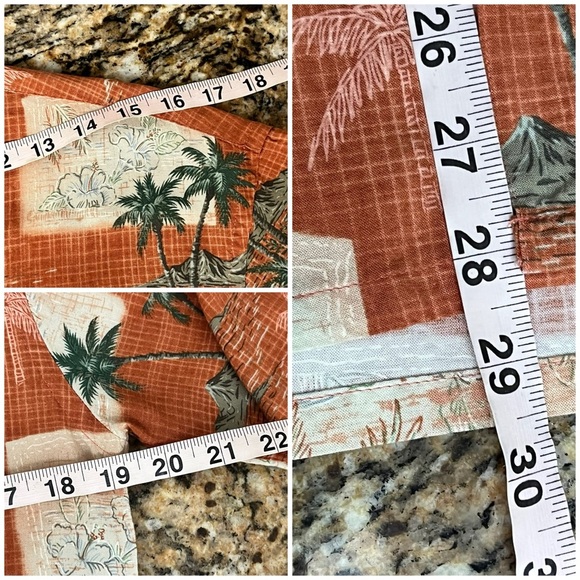 Vtg Retro Campia Moda Shirt Mens S Orange Hawaii Camp Beach Tropical Florida - Picture 5 of 9